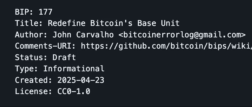 <b>比特币BIP-177：1 sat = 1 Bitcoin的货币主流化的博弈</b>